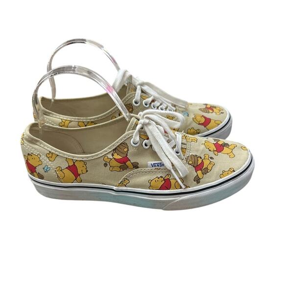 Vans X Disney Winnie The Pooh Shoes Sneakers Unisex M8 W9.5 Rare - Picture 2 of 7